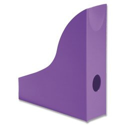 Durable Basic - plastový stojan na katalogy - 70 mm, fialový