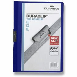 Durable Desky s klipem DURACLIP 60, A4 modré