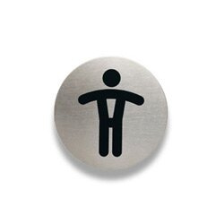 Durable Picto - piktogram - WC muži, průměr 83 mm
