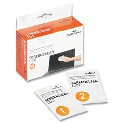Durable ScreenClean Duo - ubrousky na čištění monitorů