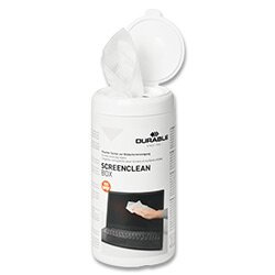 Durable ScreenClean Box - čisticí útěrky - dóza, 100 ks