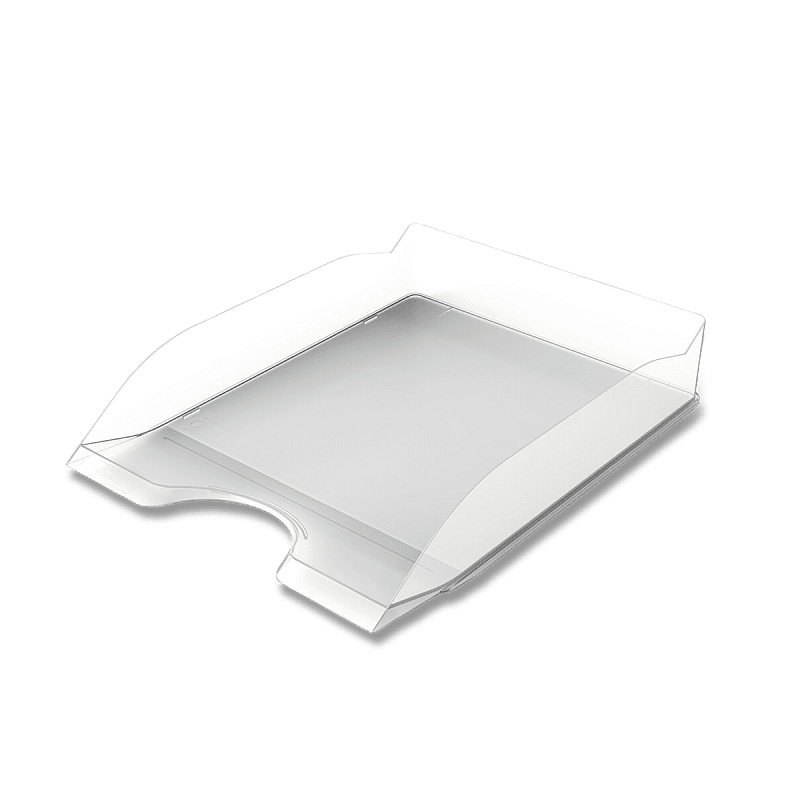Kancelářský odkladač Durable Basic, transparentní transparentní