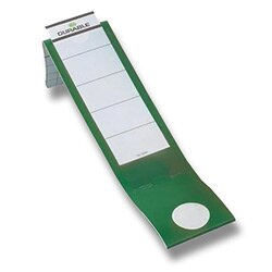 Durable - samolepicí náhradní hřbet - 60 mm, zelený, 10 ks