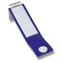 Durable - samolepicí náhradní hřbet - 60 mm, modrý, 10 ks