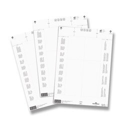 Durable - náhradní štítky pro návlek na nohu palety
