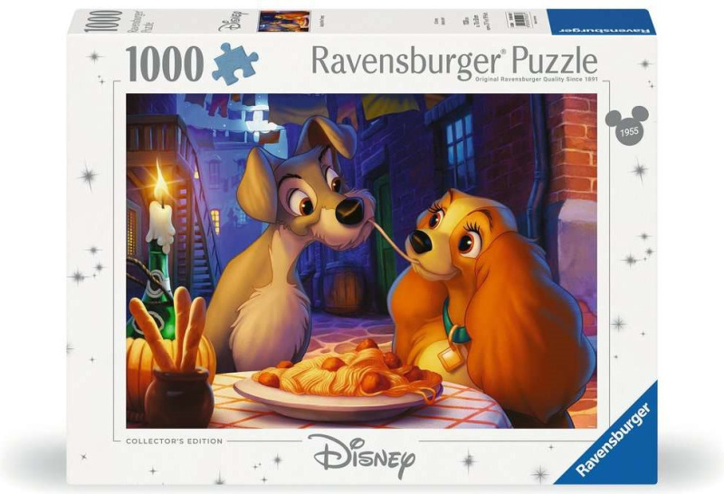 RAVENSBURGER Puzzle Lady a Tramp 1000 dílků