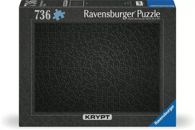 Ravensburger KRYPT barva černá 736 dílků