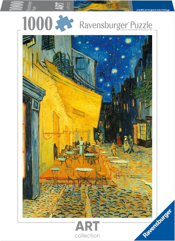 Puzzle Art Collection: Terasa Kavárny v Noci 1000 Dílů