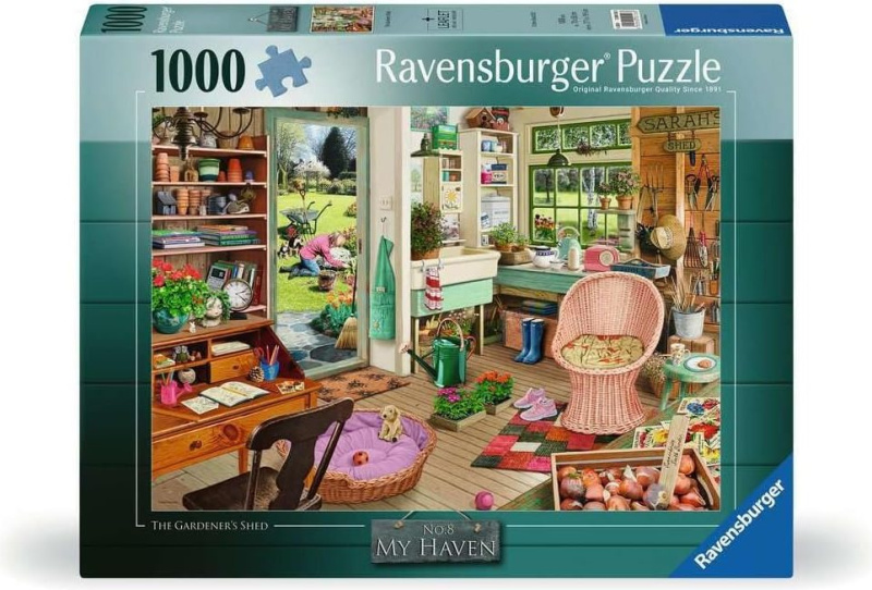 Ravensburger puzzle Moje útočiště 6: Zahradníkova kůlna 1000 dílků
