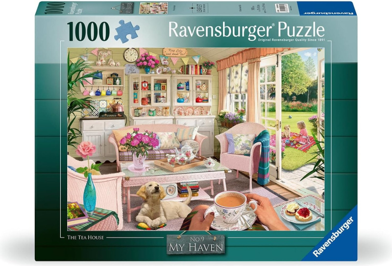 Ravensburger puzzle Moje útočiště č. 9: čajovna 1000 dílků