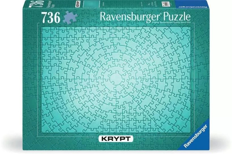 RAVENSBURGER Metalické Krypt Metallic Mint 736 dílků