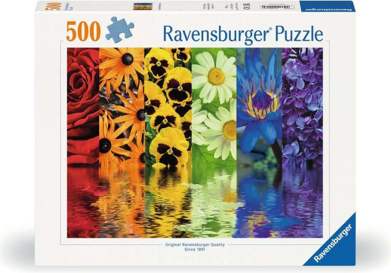 Ravensburger Puzzle Květinové vzory 500 dílků