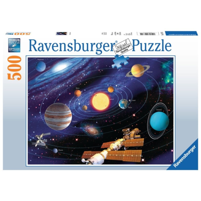 Ravensburger puzzle Zlatá sluneční soustava 500 dílků