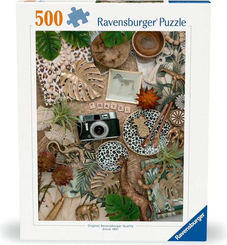 Ravensburger puzzle cestovatelská koláž 500 dílků