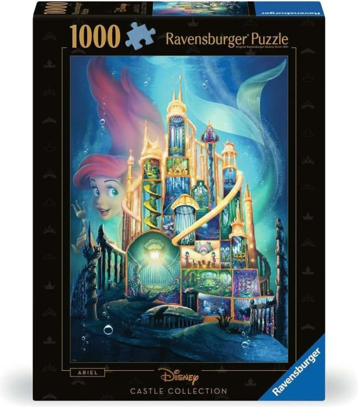 Ravensburger puzzle Disney Castle Collection: Ariel 1000 dílků