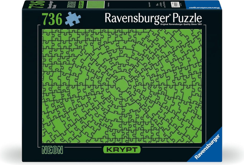 RAVENSBURGER Krypt Neon Green 736 dílků
