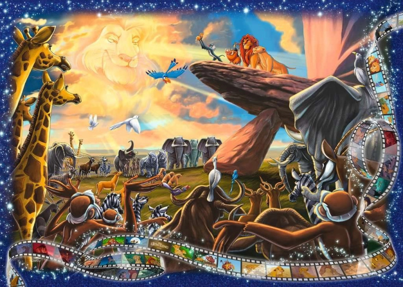 RAVENSBURGER Puzzle Lví král 1000 dílků