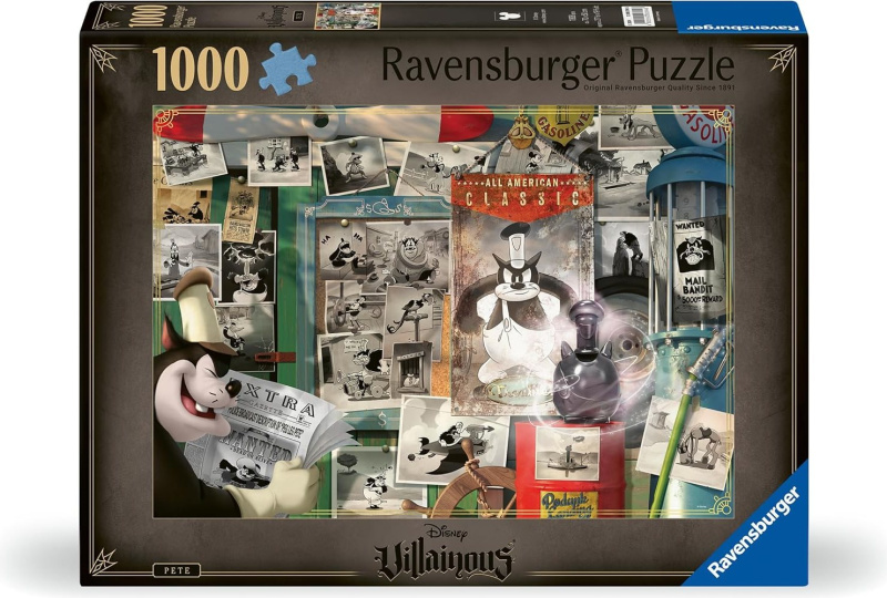 Puzzle Ravensburger 1000 dílků Padouchové: Pete