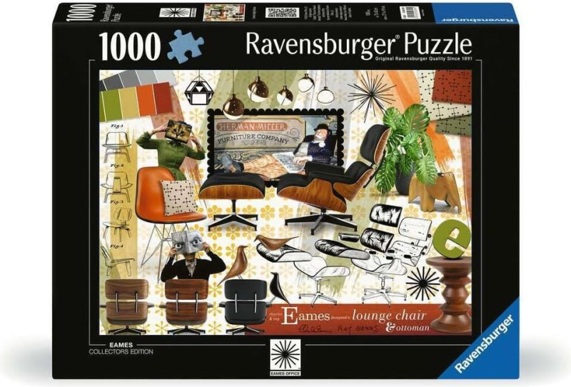 Puzzle Ravensburger 1000 dílků Eames Design Classics