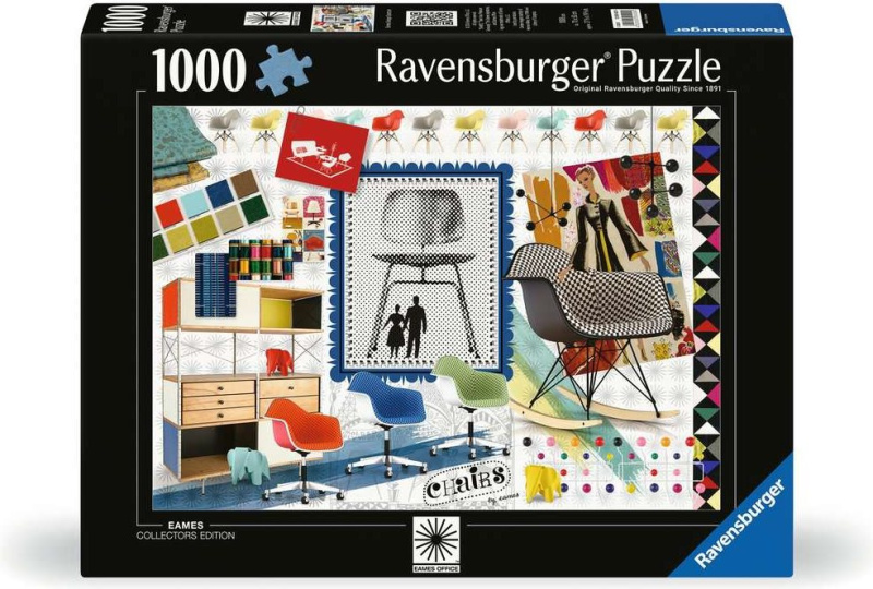 Puzzle Ravensburger 1000 dílků Eames Design Spectrum