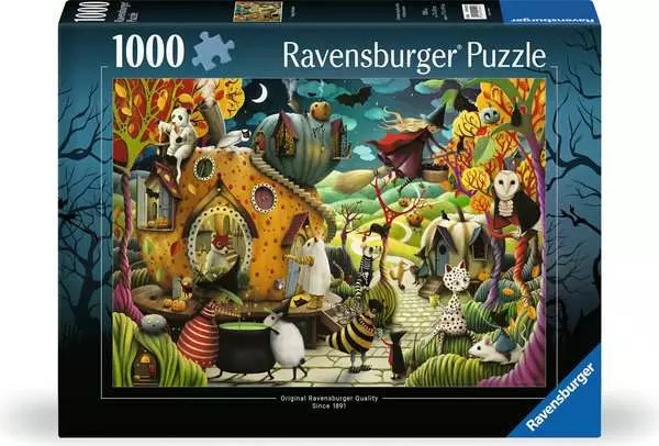 Puzzle Ravensburger 1000 dílků Šťastný Halloween