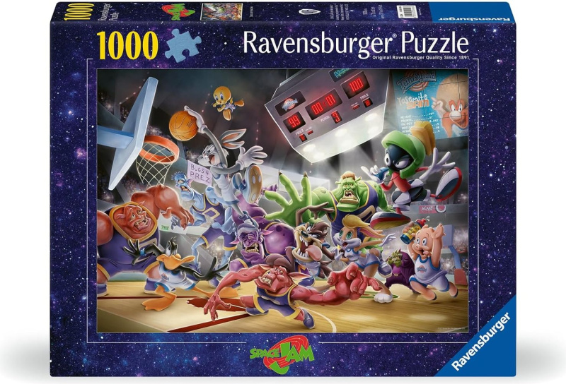 Puzzle Ravensburger 1000 dílků Space Jam: Final Dunk