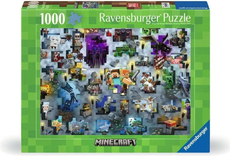 Challenge Puzzle: Minecraft 1000 dílků