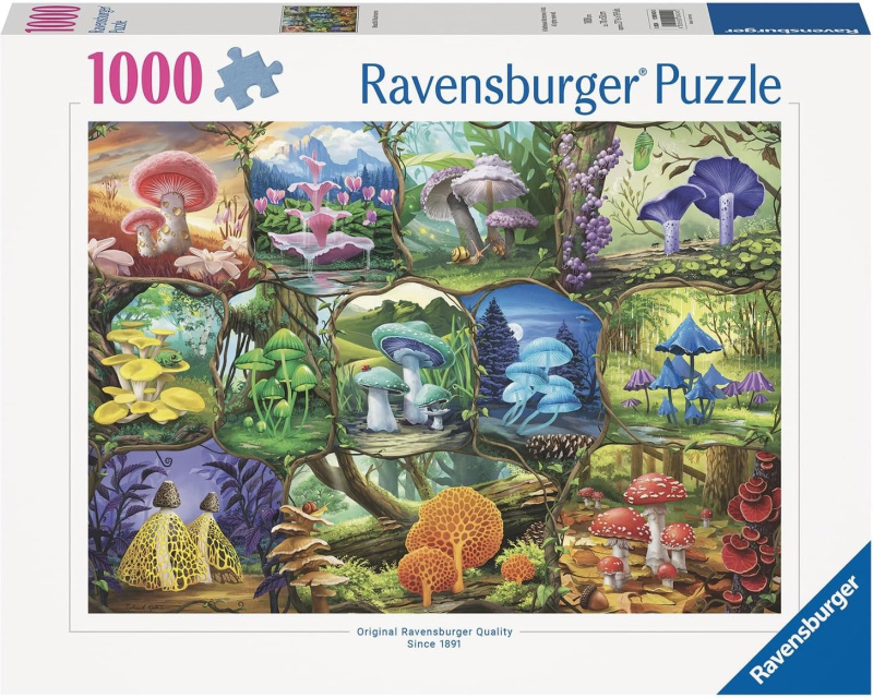 Puzzle Ravensburger 1000 dílků Krásné houby