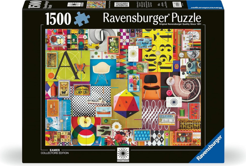 Ravensburger 00428 eames: domeček z karet 1500 dílků