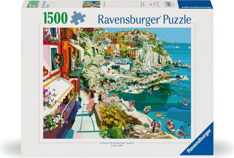 RAVENSBURGER Romantika v Cinque Terre 1500 dílků