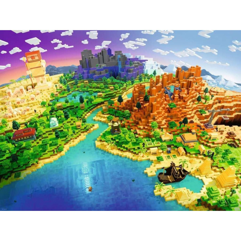 Minecraft: Svět Minecraftu 1500 dílků