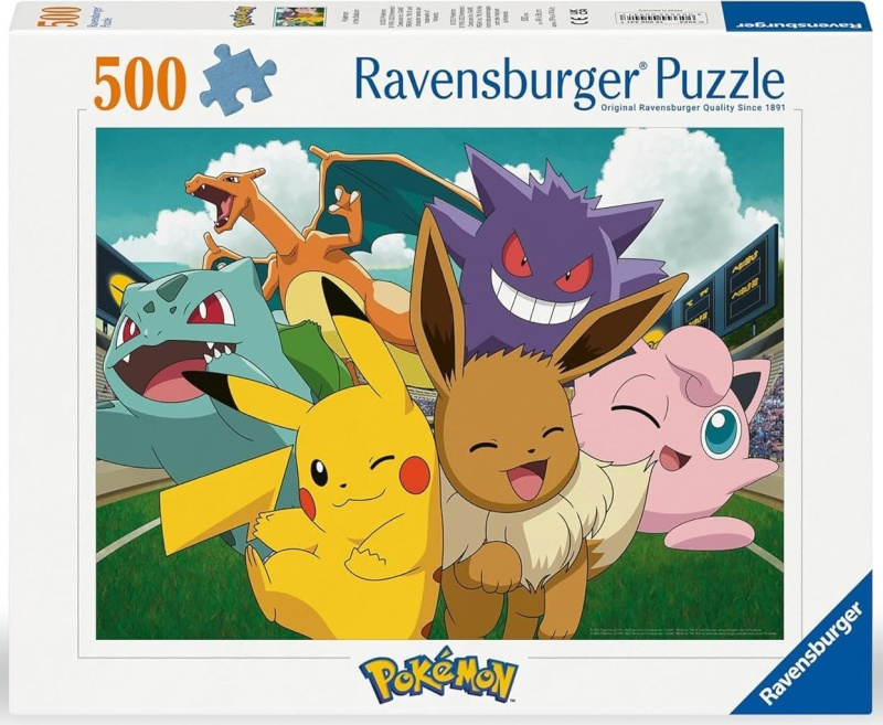 Puzzle 500 dílků POKÉMON Classic