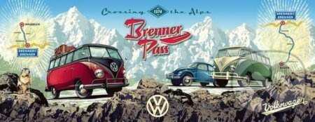 Ravensburger Přes Alpy s VW 1000 dílků