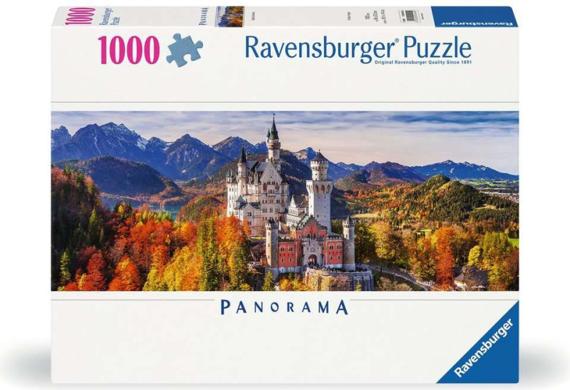 Ravensburger Puzzle, 1 000 dílků (Zámek v Bavorsku)