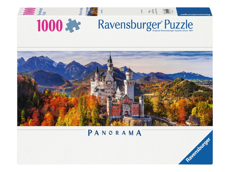 Ravensburger Puzzle, 1 000 dílků (Zámek v Bavorsku)