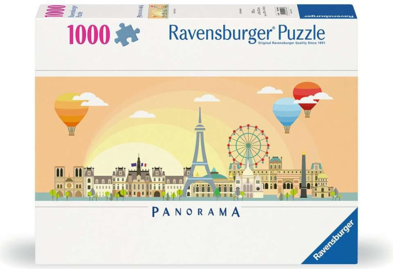 Puzzle Ravensburger 1000 dílků Den v Paříži