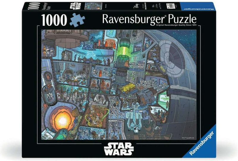 Puzzle Ravensburger 1000 dílků Kde je Wookie