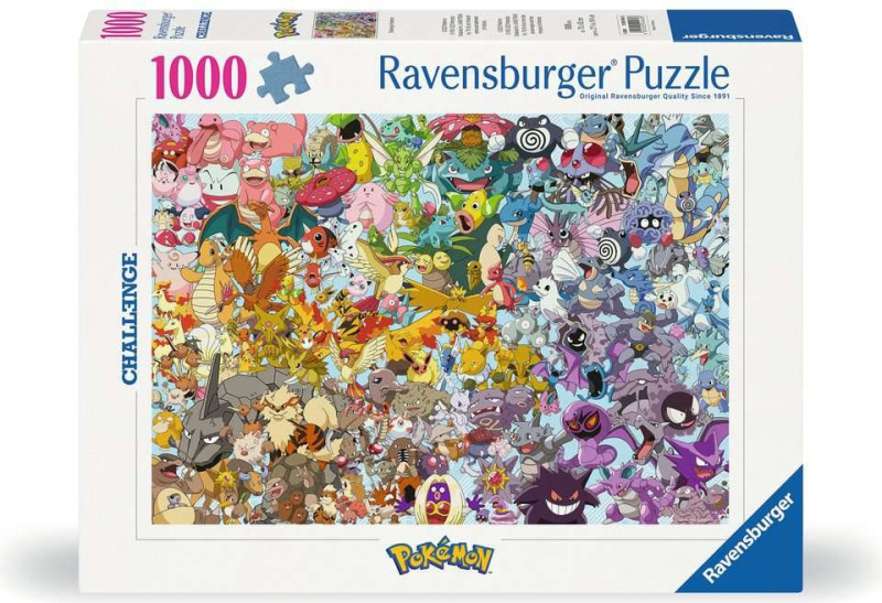 Ravensburger Challenge Puzzle: Pokémon 1000 dílků
