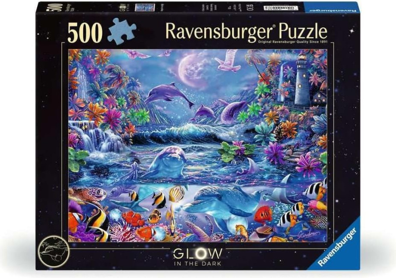 Ravensburger svítící puzzle Kouzlo měsíčního svitu 500 dílků