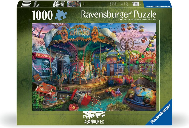 Puzzle Ravensburger 1000 dílků Abandoned: Potemnělý cirkus