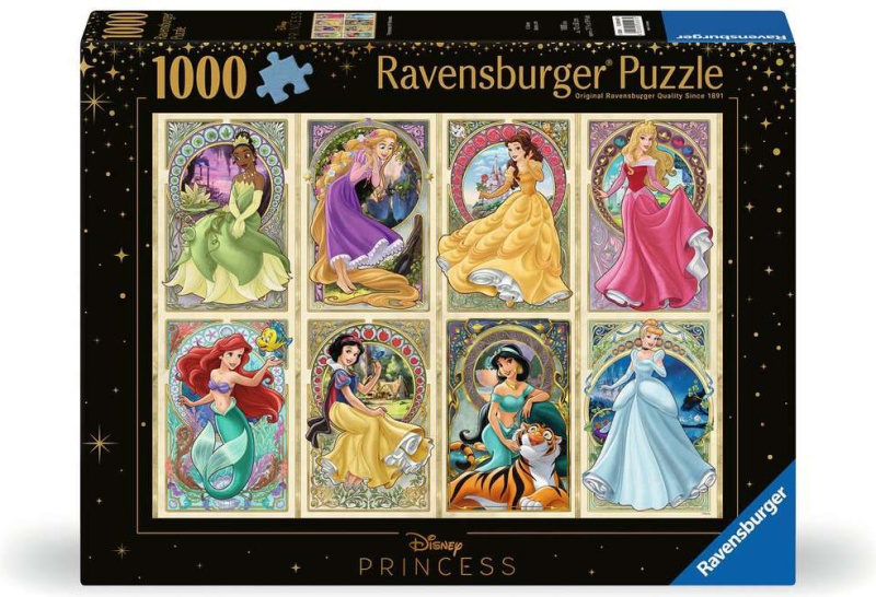 Puzzle Ravensburger 1000 dílků Disney: Princezny