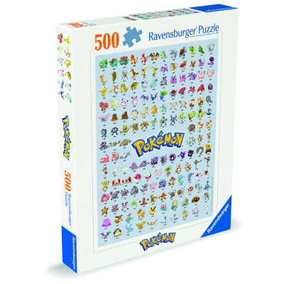 Puzzle prvních 151 Pokémonů 500 dílků