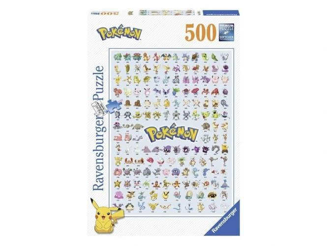 Puzzle prvních 151 Pokémonů 500 dílků