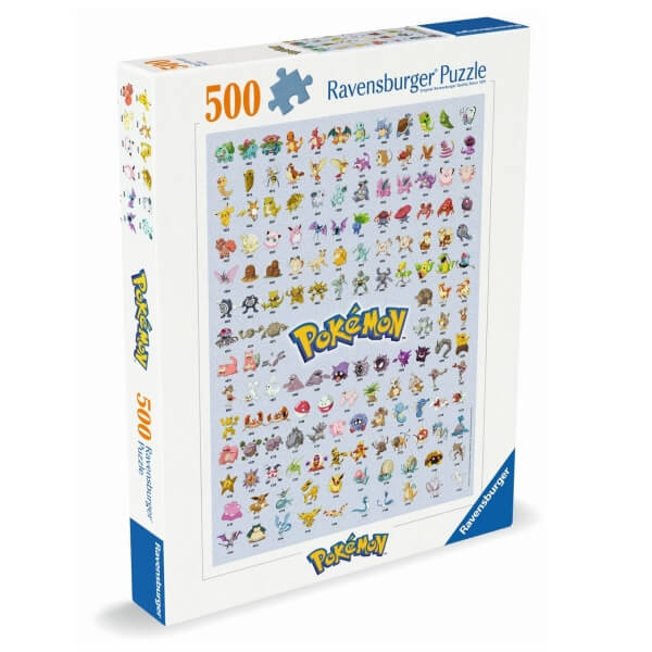 Puzzle prvních 151 Pokémonů 500 dílků