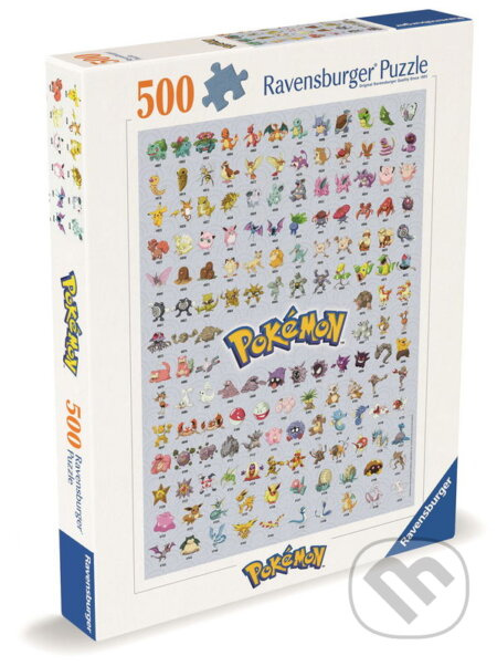 Puzzle prvních 151 Pokémonů 500 dílků