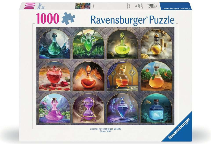 Puzzle Ravensburger 1000 dílků Kouzelné lektvary