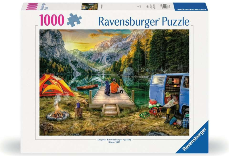 Puzzle Ravensburger 1000 dílků Kempování