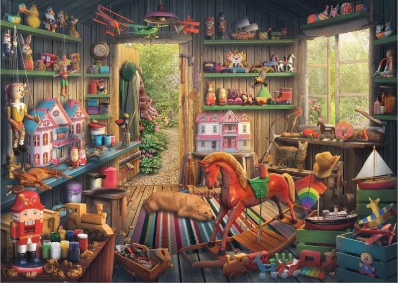 RAVENSBURGER Puzzle Nostalgické hračky 1000 dílků