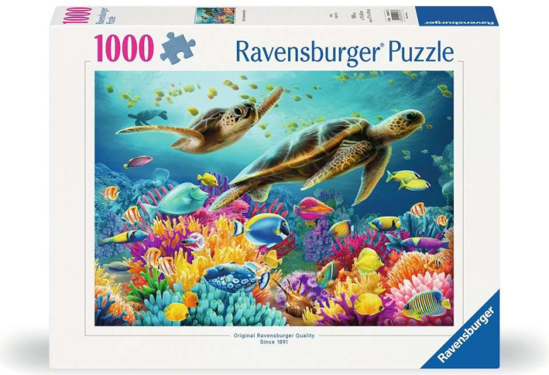 Puzzle Ravensburger 1000 dílků Pestrobarevný podmořský svět