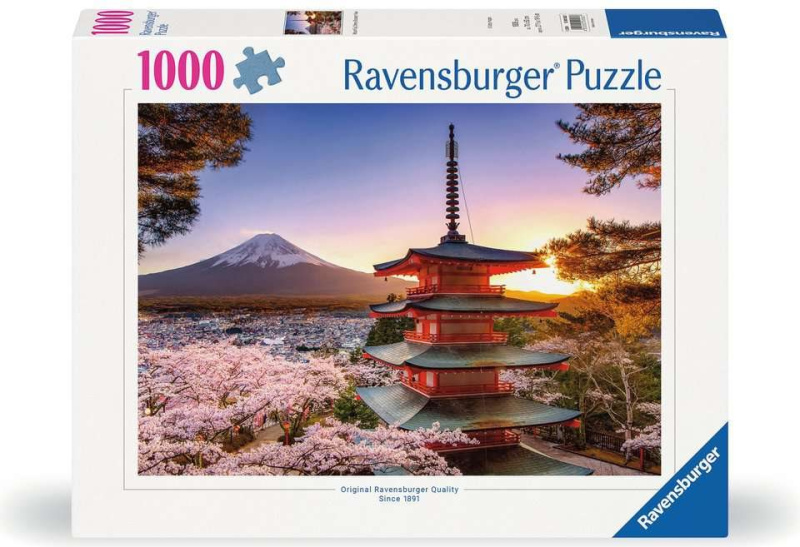 RAVENSBURGER Rozkvetlé třešně v Japonsku 1000 dílků